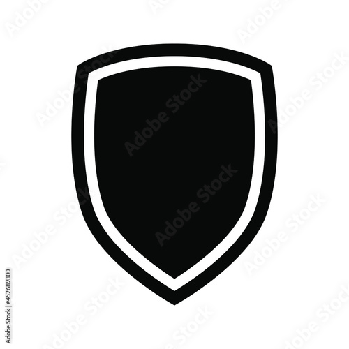 Shild icon vector. Defence illustration sign. Armor symbol. protection logo. security mark.