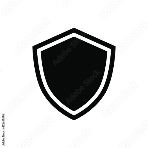 Shild icon vector. Defence illustration sign. Armor symbol. protection logo. security mark.