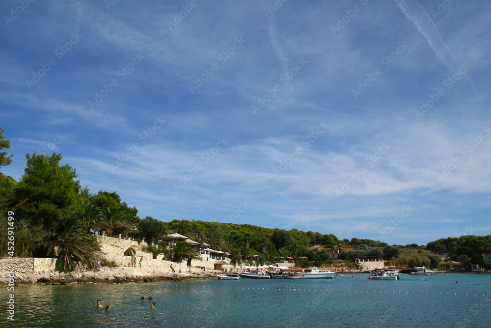Coast of the Adriatic Sea of ​​Croatia