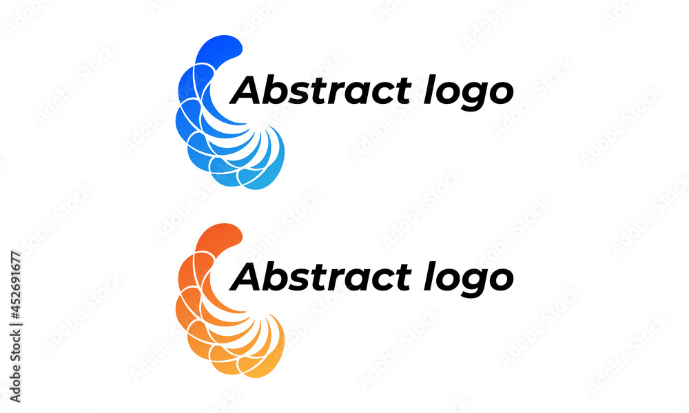 Gorgeous abstract logo for the company