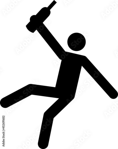 Person in the state of intoxication