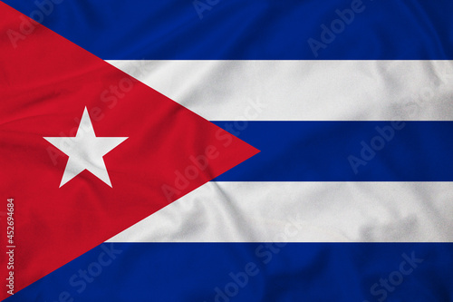 Free Download Flag of Cuba, realistic 3d rendering with texture - GFXLoad