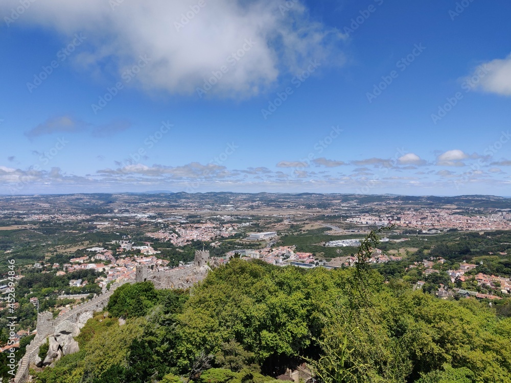 panorama of Sintra, Portugal