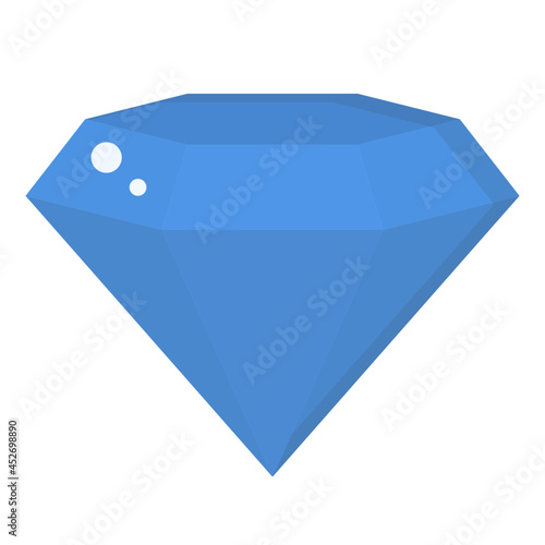 diamond flat icon