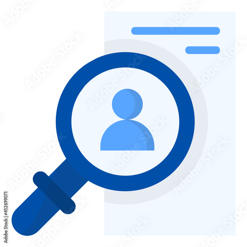 recruitment flat icon