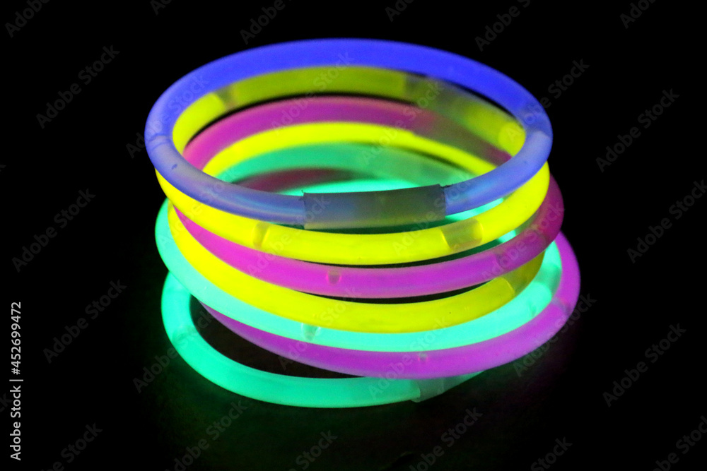 glowing stick wrist circles for new years party glowing stick wrist circles for new years party