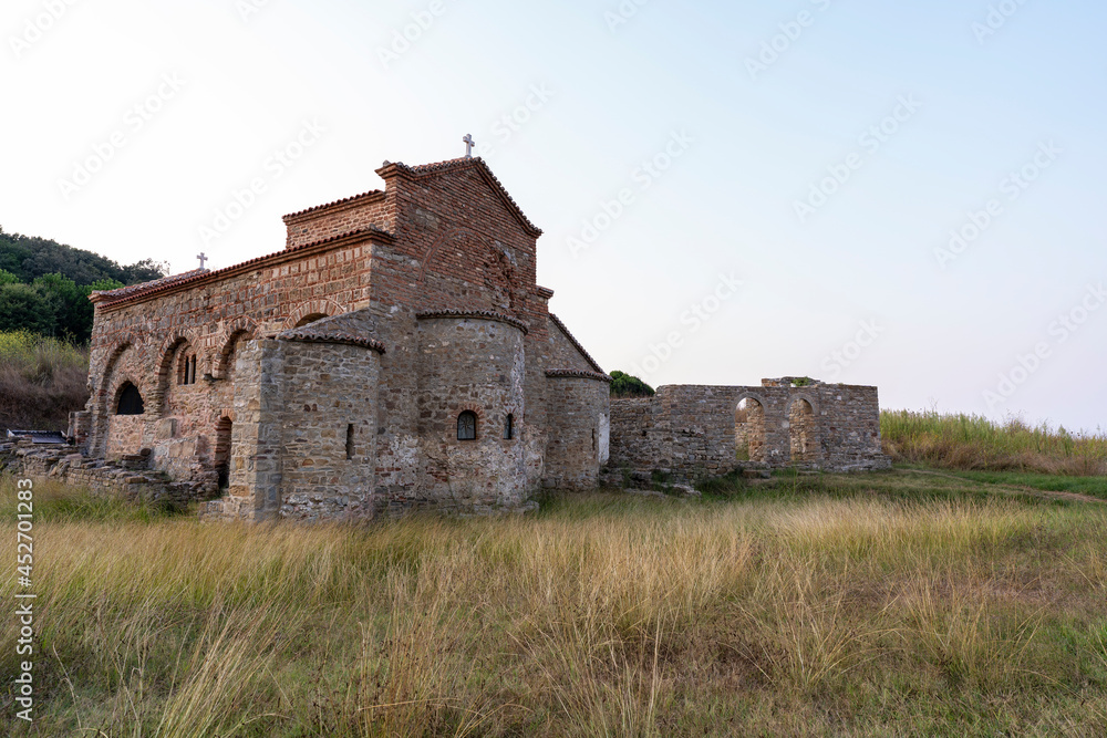 Old medieval Catholic church SHEN NDOUT, at cap of Rodon, Albania Old medieval Catholic church SHEN NDOUT, at cap of Rodon, Albania