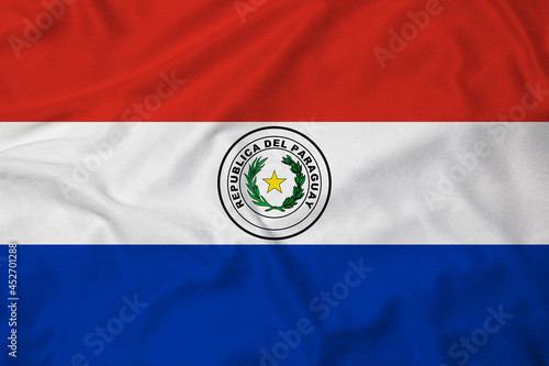 Free Download Flag of Paraguay, realistic 3d rendering with texture - GFXLoad