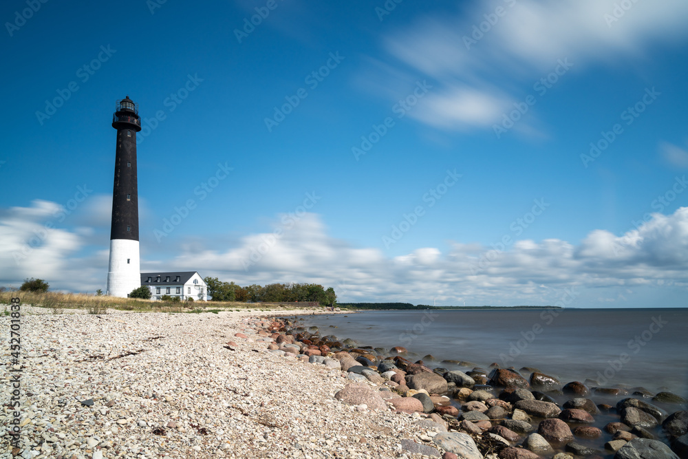 the Sorve lighthouse on Saaremaa Island of Estonia