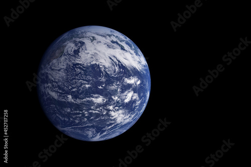 Oceanic exoplanet. Elements of this image were furnished by NASA.