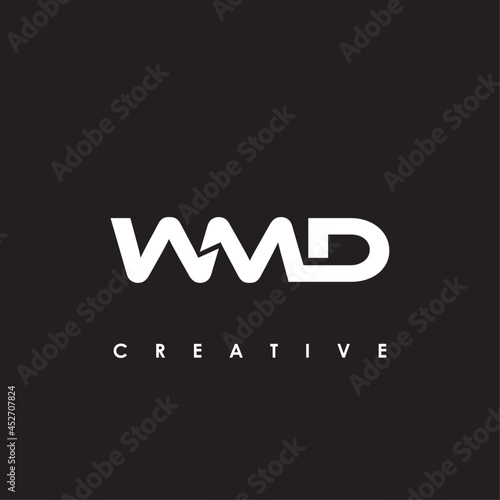 WMD Letter Initial Logo Design Template Vector Illustration photo