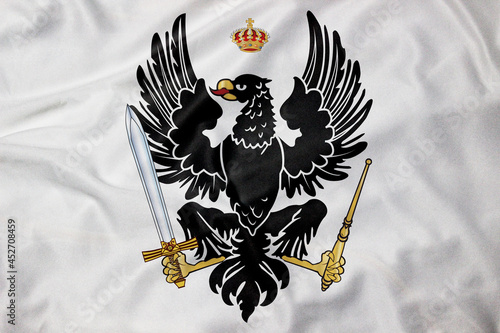 Photos Flag of the Prussian Kingdom, realistic rendering with texture