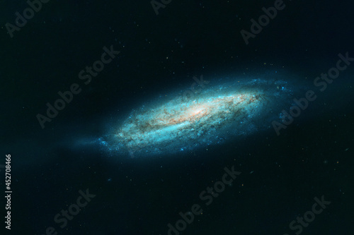 Beautiful spiral galaxy. Elements of this image were furnished by NASA.