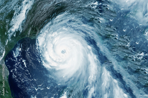 Hurricane from space.Elements of this image were furnished by NASA.