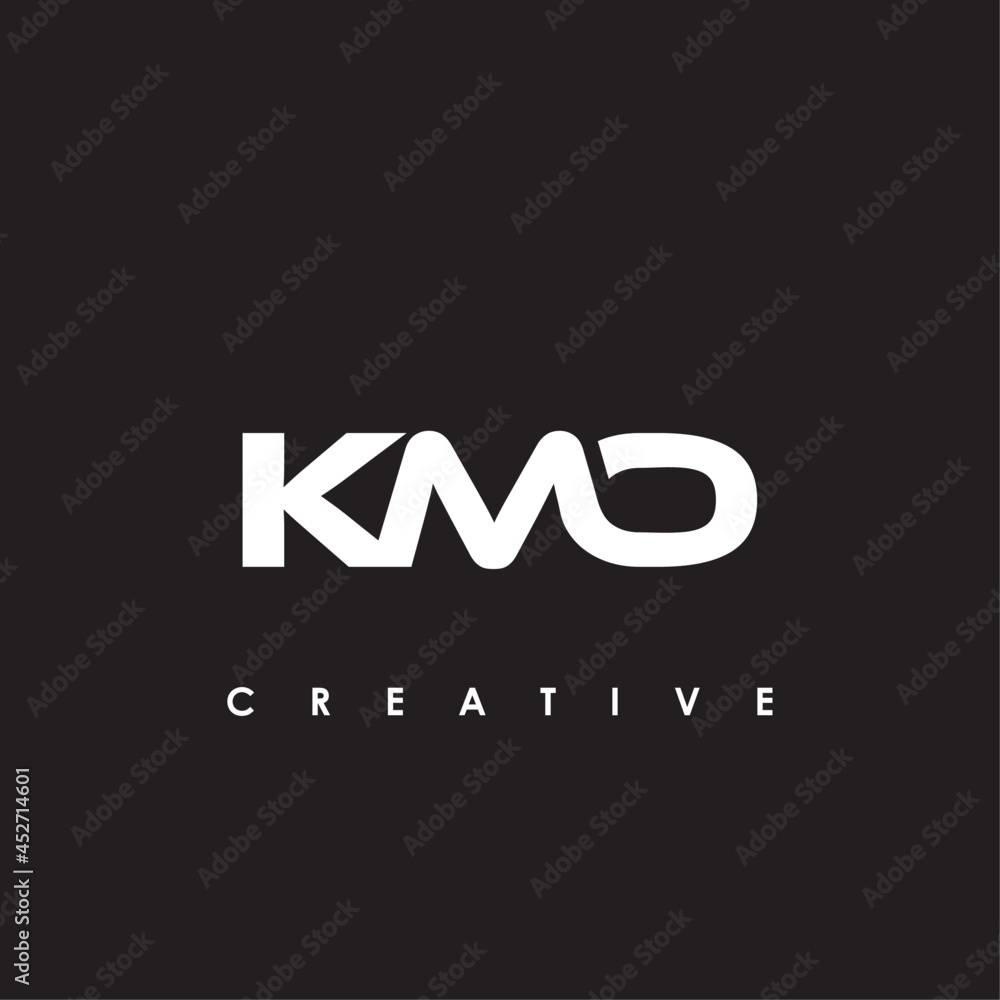 KMO Letter Initial Logo Design Template Vector Illustration KMO Letter Initial Logo Design Template Vector Illustration