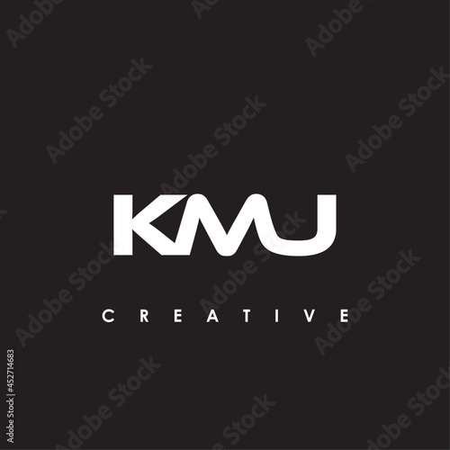 KMU Letter Initial Logo Design Template Vector Illustration