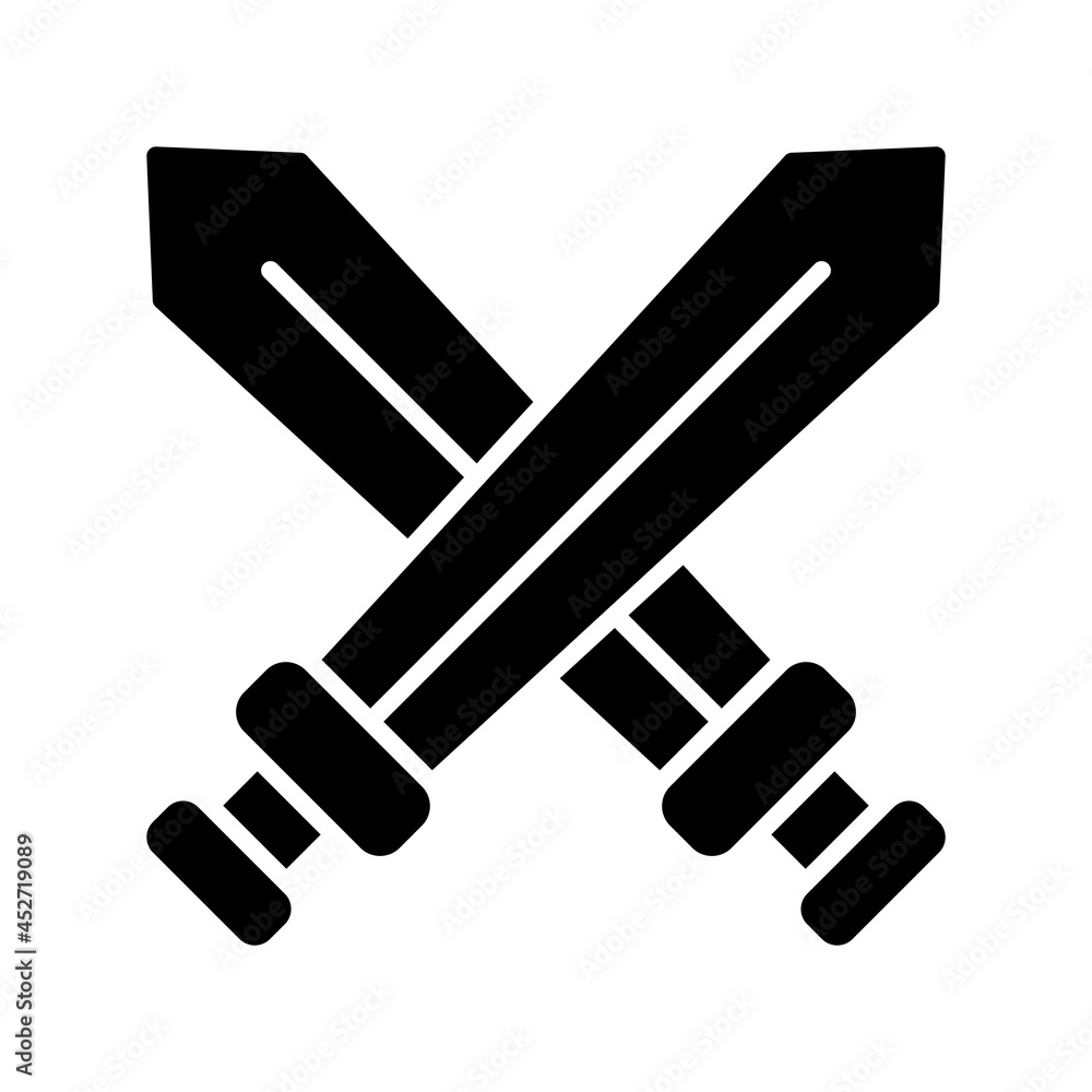 War Glyph Vector Line Icon Design War Glyph Vector Line Icon Design