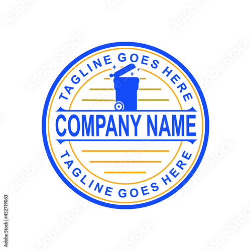 bins logo design creative idea