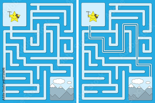 Easy little star maze