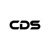 CDS letter logo design with white background in illustrator, vector logo modern alphabet font overlap style. calligraphy designs for logo, Poster, Invitation, etc.