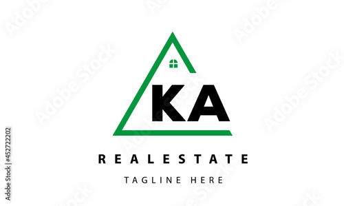 KA creative real estate logo vector