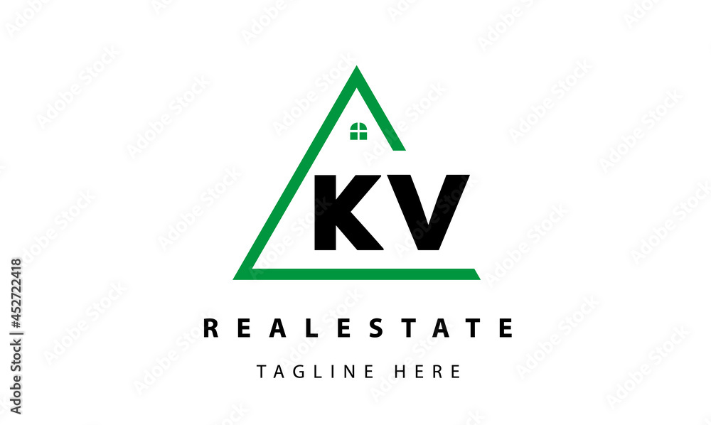 KV creative real estate logo vector KV creative real estate logo vector