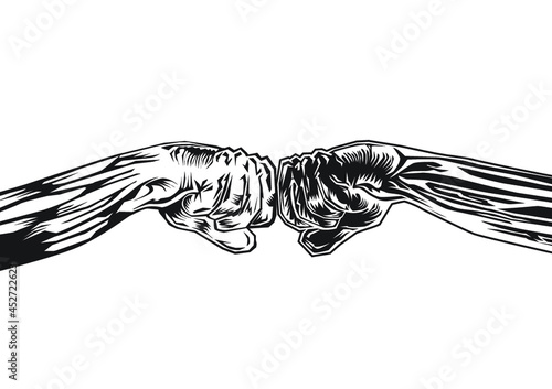 BLM FIST BUMP