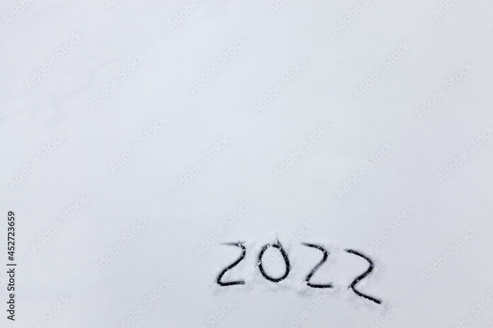 the inscription about the beginning of the new year 2022 the inscription about the beginning of the new year 2022