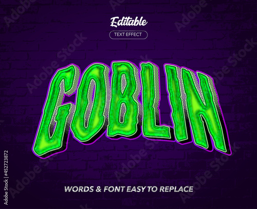 Halloween Theme Style Vector Text Effect