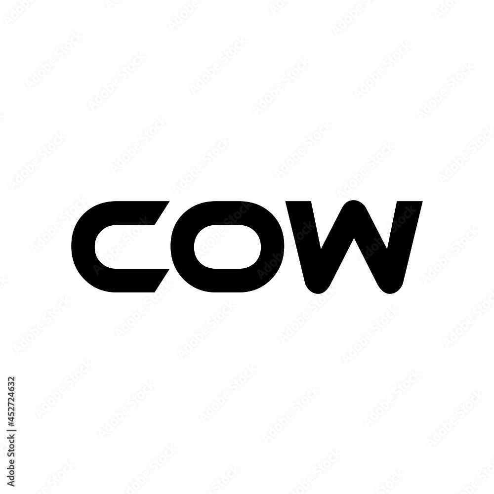 COW letter logo design with white background in illustrator, vector logo modern alphabet font overlap style. calligraphy designs for logo, Poster, Invitation, etc. COW letter logo design with white background in illustrator, vector logo modern alphabet font overlap style. calligraphy designs for logo, Poster, Invitation, etc.