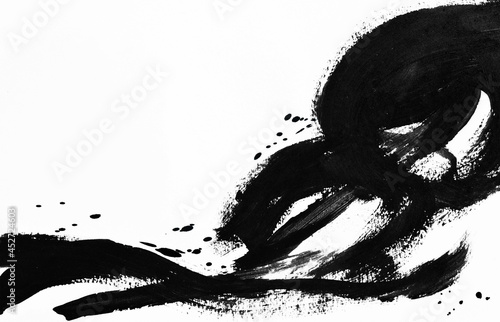 brush paint and drawing graphics. brushstrokes ink grunge hand-drawn. art ink set the texture. abstract line splatter isolated. isolated grunge splash artistic. illustration graphic acrylic ink.