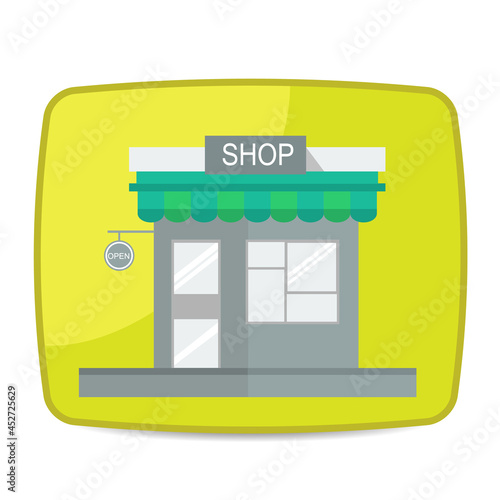 Cute Shop store flat icon