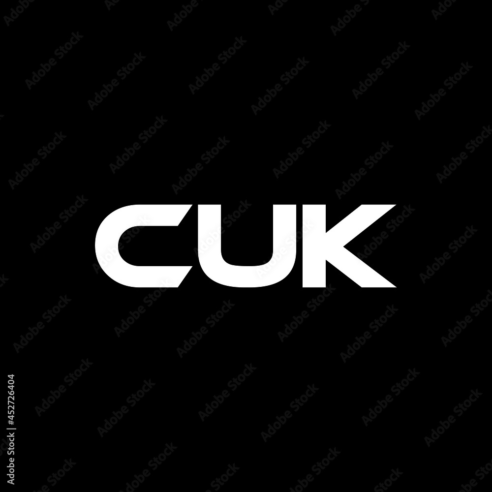 CUK letter logo design with black background in illustrator, vector logo modern alphabet font overlap style. calligraphy designs for logo, Poster, Invitation, etc. CUK letter logo design with black background in illustrator, vector logo modern alphabet font overlap style. calligraphy designs for logo, Poster, Invitation, etc.