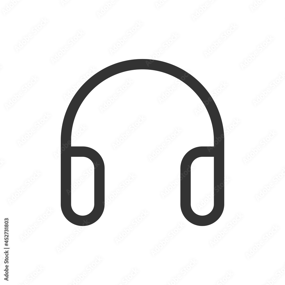 Headphone icon isolated on white background. Headset symbol modern, simple, vector, icon for website design, mobile app, ui. Vector Illustration Headphone icon isolated on white background. Headset symbol modern, simple, vector, icon for website design, mobile app, ui. Vector Illustration