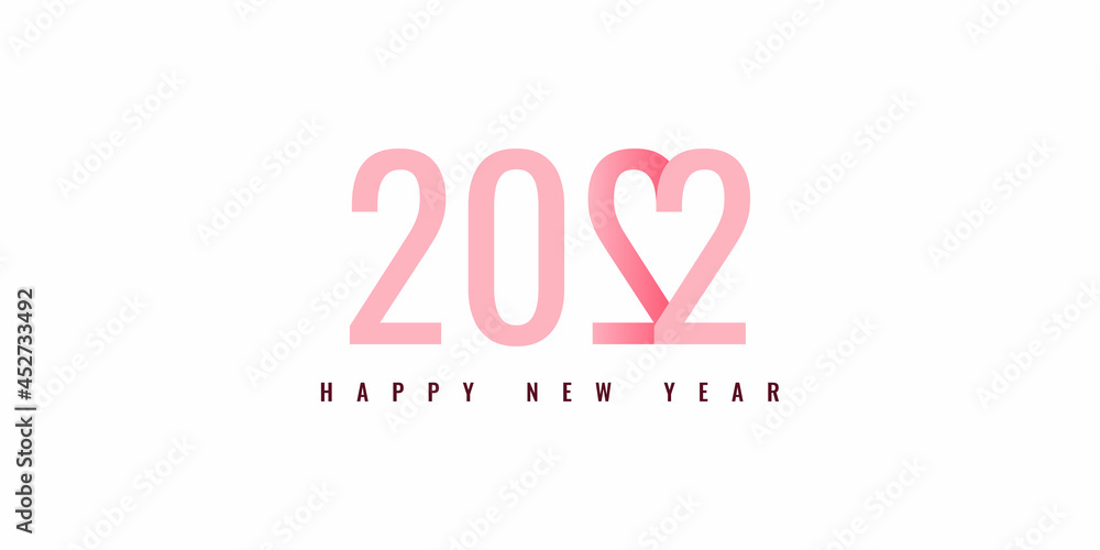 Happy new year 2022 illustration template design Happy new year 2022 illustration template design