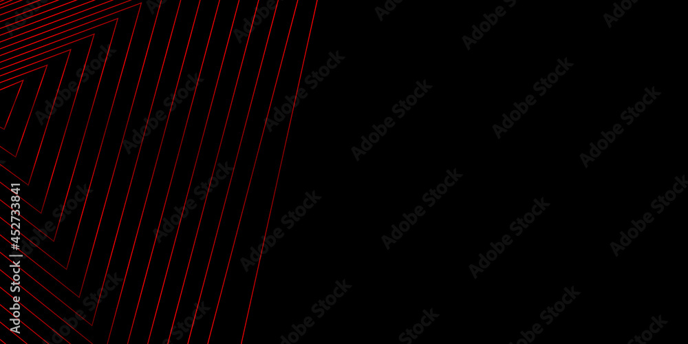 Futuristic black and red background with lines Futuristic black and red background with lines