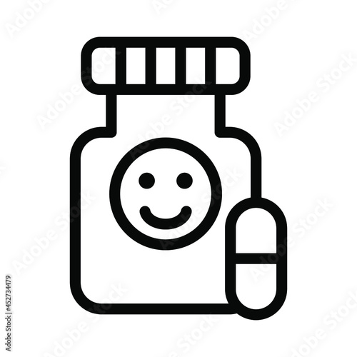 antidepressant icon illustration vector graphic photo