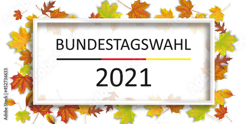 Bundestagswahl 2021 Herbstlaub