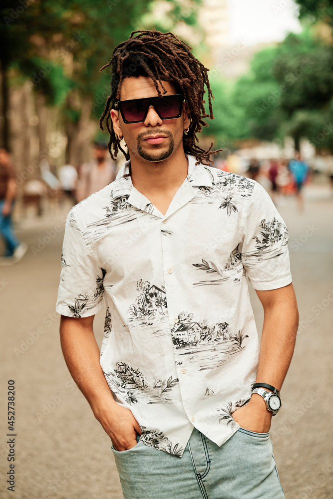 portrait of a black man with Dreadlocks - concept lifestyle portrait of a black man with Dreadlocks - concept lifestyle