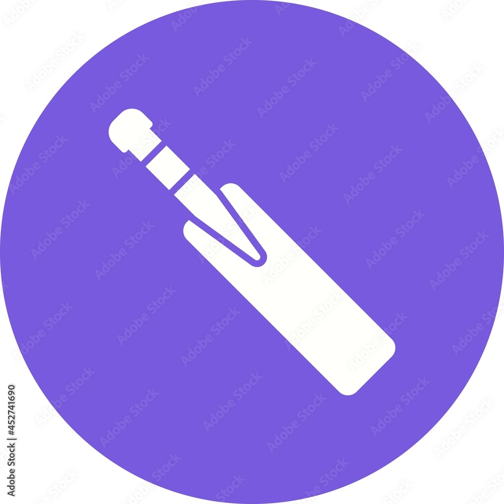 Bat Glyph Vector Line Icon Design Bat Glyph Vector Line Icon Design
