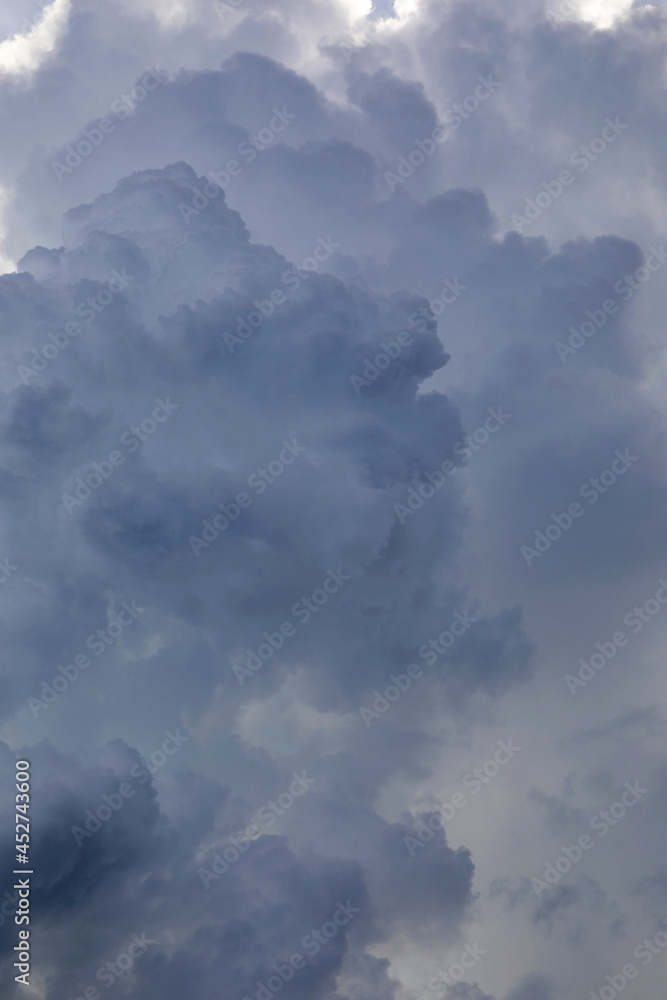 Dark blue Cloud background texture