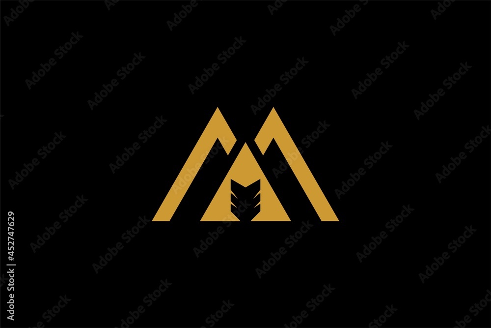 Archery logo design vector. Letter M and bow abstract symbol. Archery sport vector icon. Archery logo design vector. Letter M and bow abstract symbol. Archery sport vector icon.