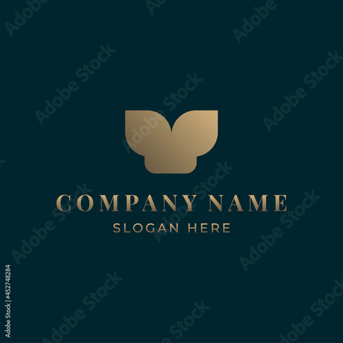 Luxury beauty and boutique logo template