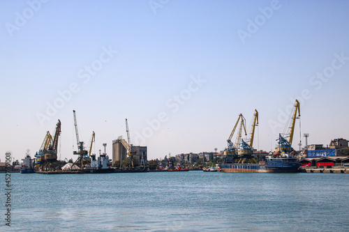 cranes in the port 02