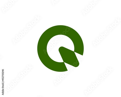 Q and qq letter logo design vector template