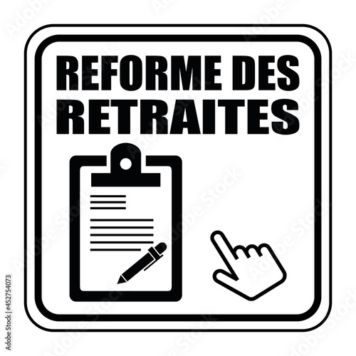 Logo réforme des retraites.