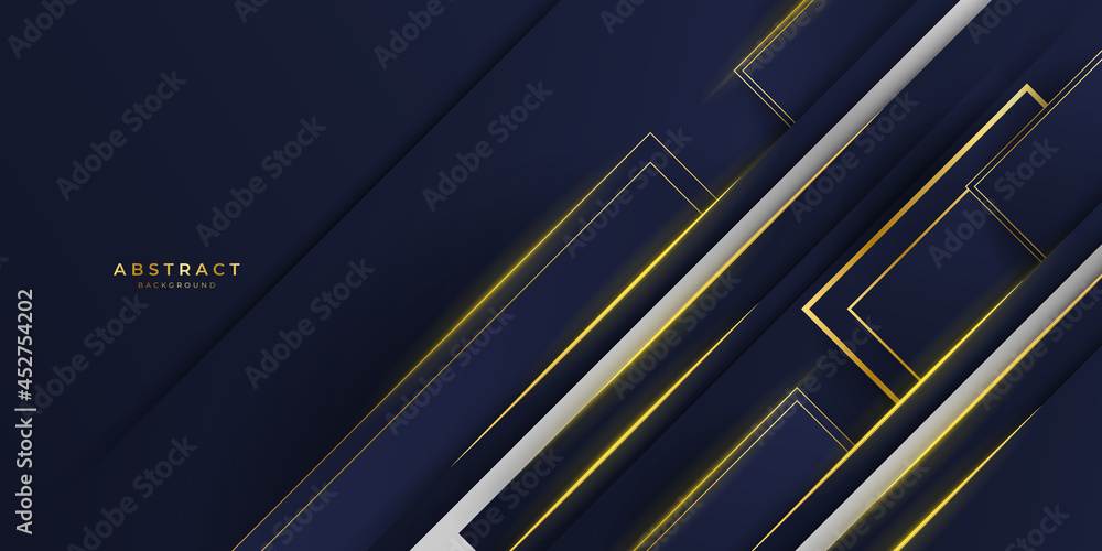 Blue gold abstract business presentation background Blue gold abstract business presentation background