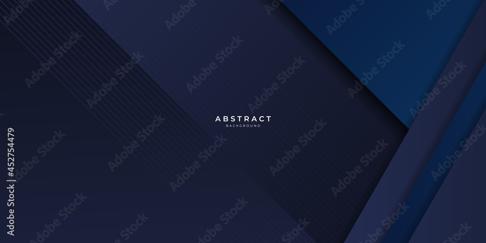 Abstract template dark blue luxury premium background with luxury triangles pattern and gold lighting lines. Abstract template dark blue luxury premium background with luxury triangles pattern and gold lighting lines.