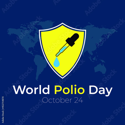 World Polio Day Flat Vector Design