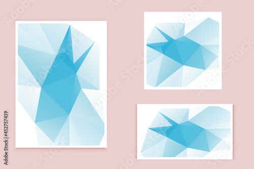 abstract textured polygonal background vector. Blurry triangle design. The pattern can be used for the background.	